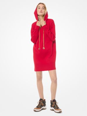 michael kors hoodie red