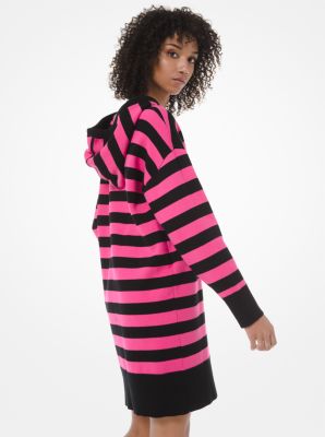 Striped hoodie clearance dress