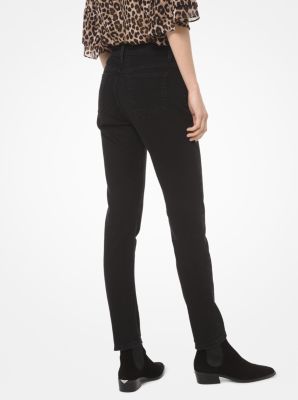 Michael Kors, Jeans, Michaelkors Denim Skinnyjeans 2 Black Jeggings Ankle  Zipper Stretch 5 Pocket