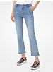 Stretch Denim High-Rise Split-Hem Jeans image number 0