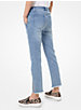 Stretch Denim High-Rise Split-Hem Jeans image number 1