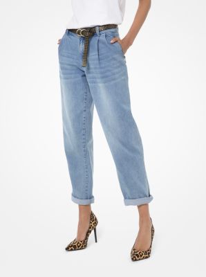 Actualizar 49+ imagen michael kors stretch denim carrot jeans