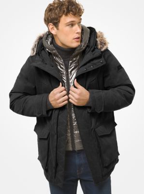 2 in 1 Faux Fur Trim Parka Michael Kors