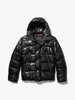 Michael kors store glossy puffer jacket