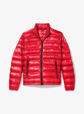 Quilted Nylon Packable Puffer Jacket