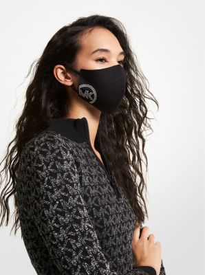 Studded Logo Stretch Cotton Face Mask | Michael Kors