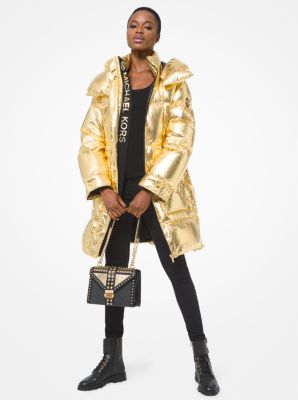 Michael kors deals jacket gold