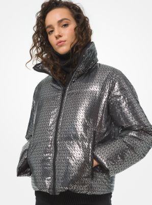 Michael kors shop metallic jacket