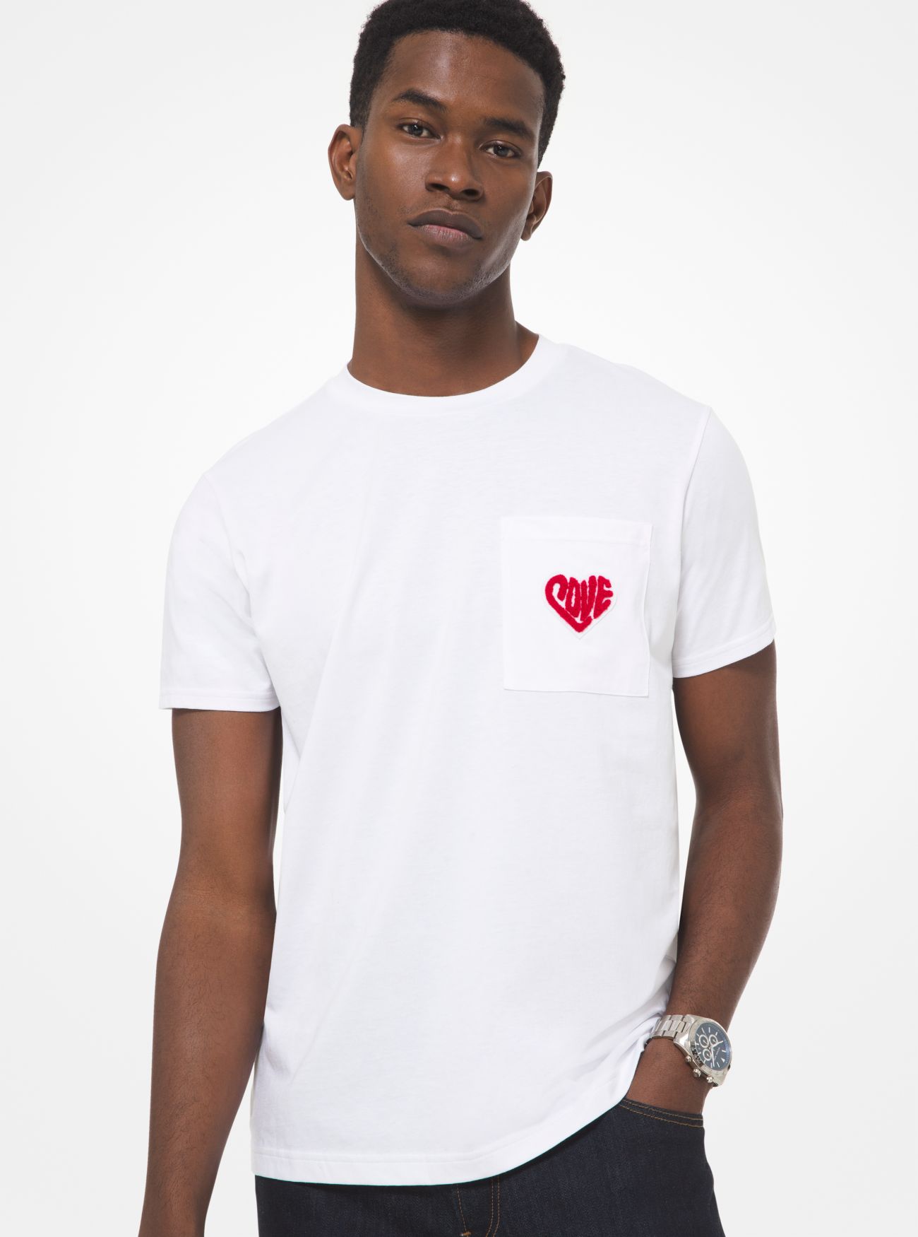 MK Watch Hunger Stop LOVE Organic Cotton Unisex T-Shirt - White ...