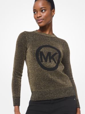Logo Metallic Knit Sweater | Michael Kors