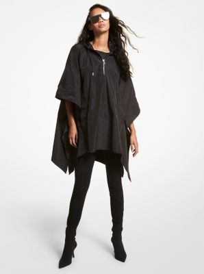 Women's Belted padded poncho I