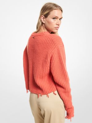 Frayed hotsell cropped sweater