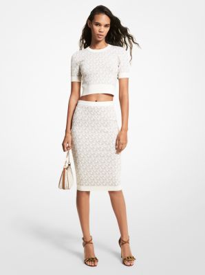 Michael kors on sale logo skirt