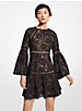 Floral Lace Bell-Sleeve Dress image number 0