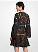 Floral Lace Bell-Sleeve Dress image number 1
