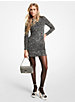 Sequined Stretch Mesh Mini Dress image number 0