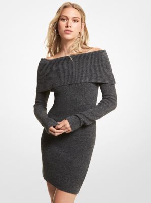 Michael kors off shoulder dress online