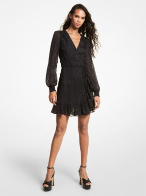 Michael kors ruffle dress on sale