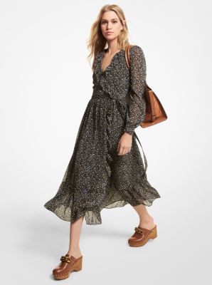 Floral dress michael clearance kors