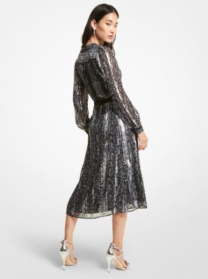 Michael kors metallic dress best sale