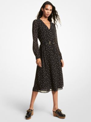 Michael michael kors store floral midi dress