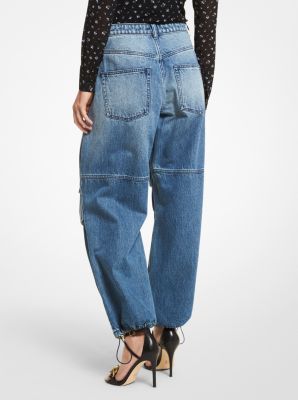 Michael kors wide leg sales jeans