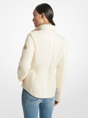 Recycled Satin Ciré Puffer Jacket