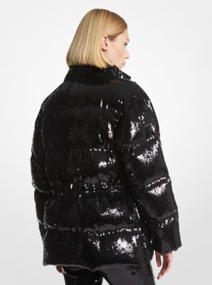 Michael kors ciré store quilted puffer jacket