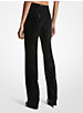 Pinstripe Sequined Crepe Straight-Leg Pants image number 1