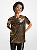 T-shirt KORS en tulle extensible à paillettes image number 0