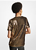 KORS Sequined Stretch Tulle T-Shirt image number 1