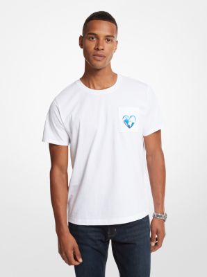 T-shirt unissexo da Watch Hunger Stop em algodão orgânico