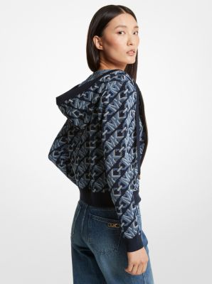 Quilted Jacquard Zip Jacket