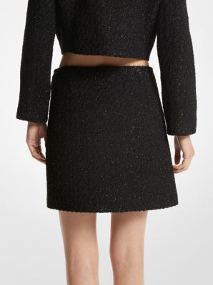 Metallic Tweed Mini Skirt image number 1