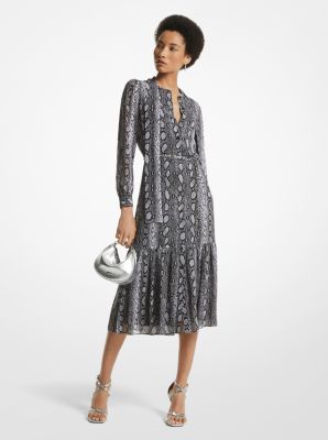 Michael kors store botanical print dress