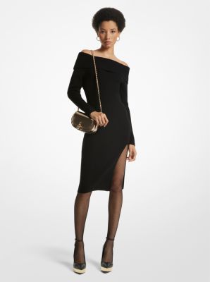 Michael kors best sale studded flounce dress