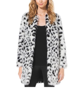 michael kors animal print coat