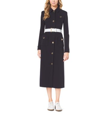 Belted Military Coat