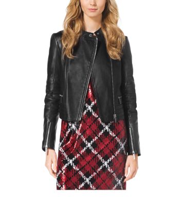 michael kors quilted leather jacket