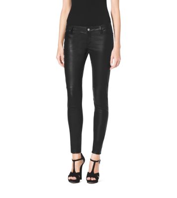 michael kors leather pants