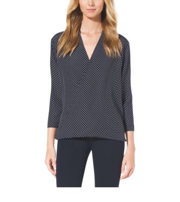 Michael kors deals polka dot blouse