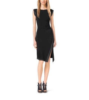 Michael kors cheap studded black dress