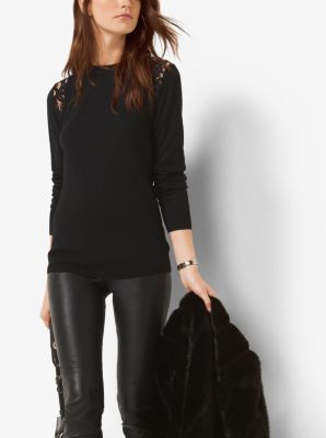 Stretch-Leather Leggings image number 2