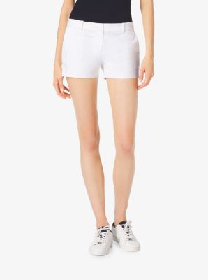 Stretch Cotton-Blend Shorts