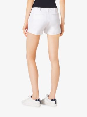Stretch Cotton-Blend Shorts