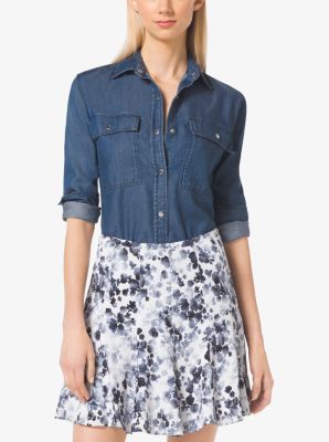 Womens denim shirt outlet canada