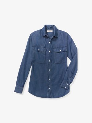 Michael kors hot sale denim shirt