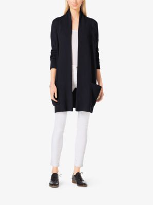 Merino Wool and Cashmere Cardigan