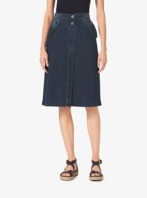 Michael kors deals jean skirt