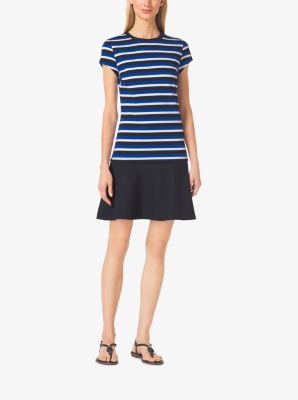 Striped Ponte Dress